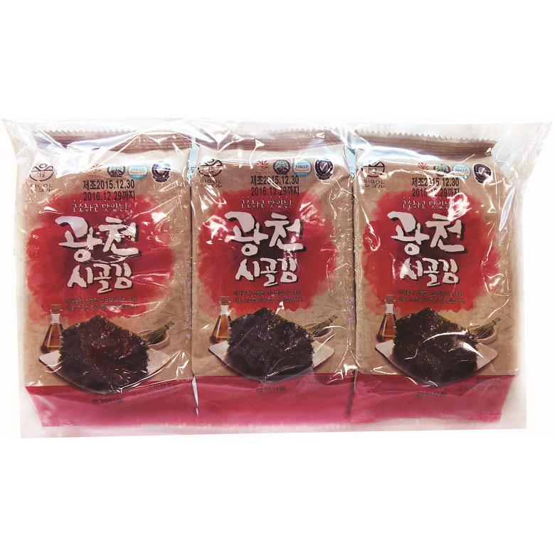 Rong Biển Gia Vị Hàn Quốc Kwangjoen Lốc 3 Gói