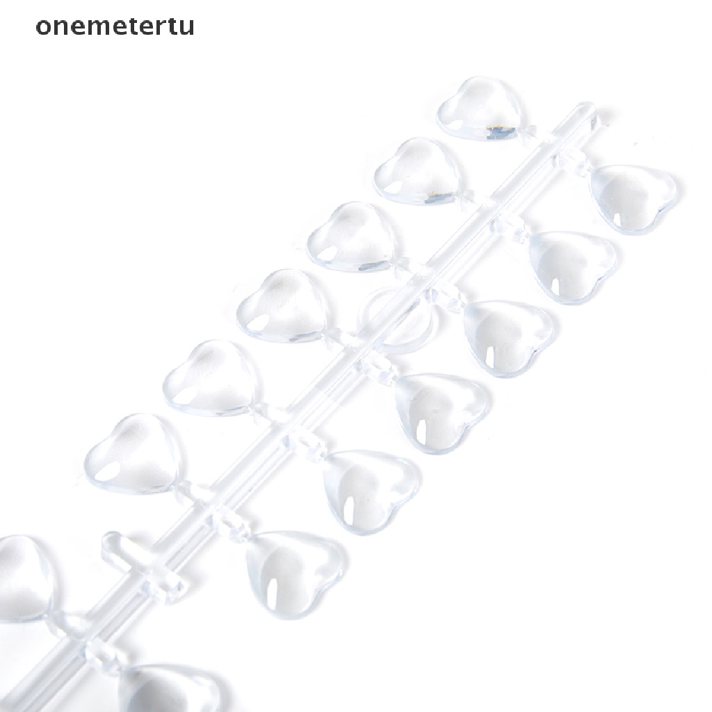 Thẻ Màu Trưng Bày Móng Tay Hình Vuông / Oval / Trái Tim Bằng Acrylic Trong Suốt