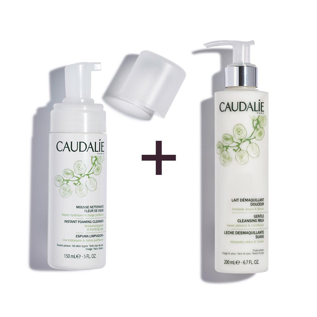 Sữa Tẩy Trang Chiết Xuất Hạnh Nhân Và Dầu Hạt Nho - Caudalie Lait Démaquillante Doucer 200ml