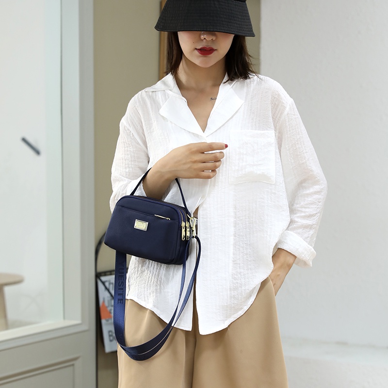 Túi Đeo Chéo Nylon Nhẹ Thời Trang Đơn Giản Dành Cho Nữ