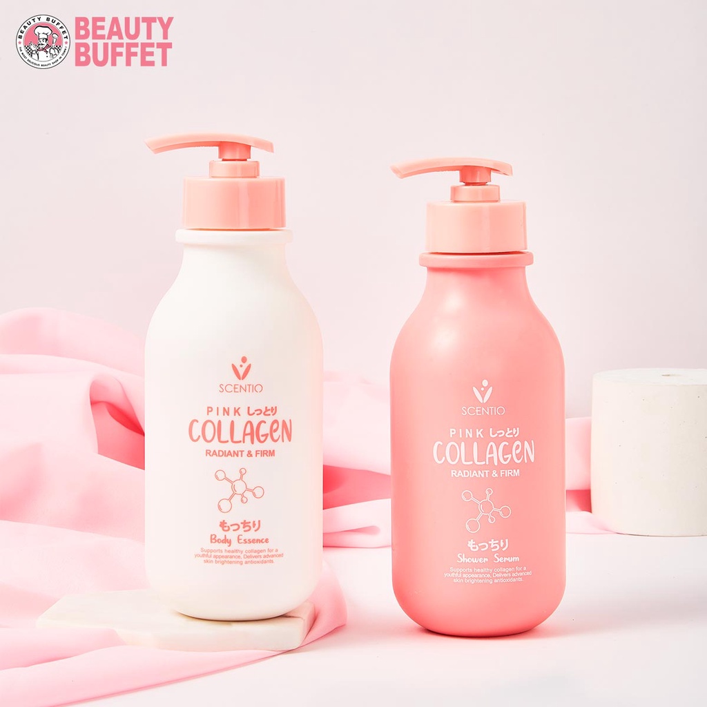 Sữa tắm dưỡng trắng và sáng mịn da Scentio Pink Collagen 350ml