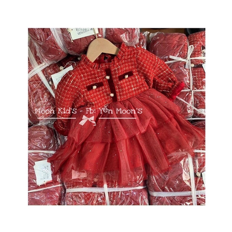 VÁY DẠ LÓT LÔNG CHO BÉ