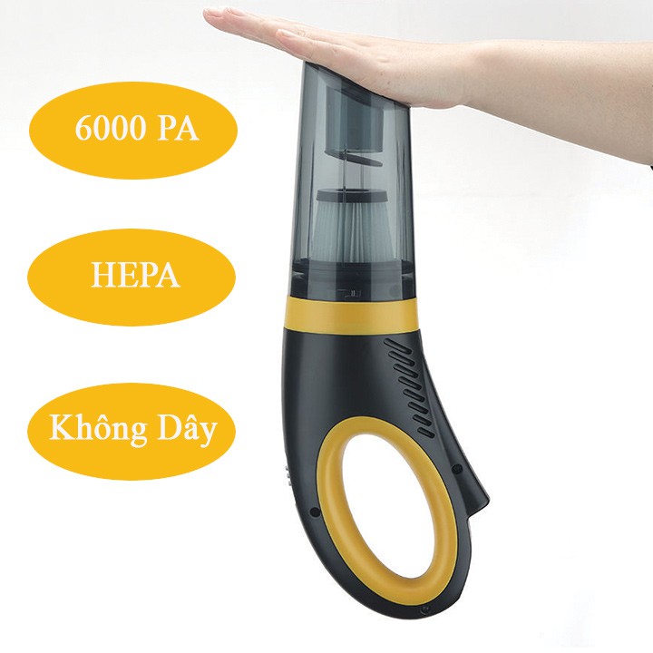 Máy Hút Bụi Ô Tô, Xe Hơi Không Dây Cầm Tay BLQ-001W | BigBuy360 - bigbuy360.vn