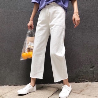 Quần jeans nữ baggy basic vintage