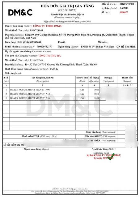 [Đủ 17 màu]Son Kem Lì Black Rouge màu 12 nâu đỏ son blackrouge a12 | Thế Giới Skin Care