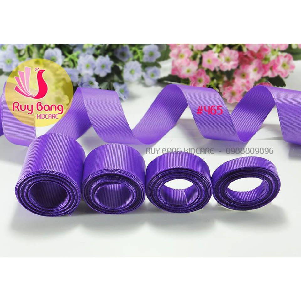 Ruy băng gân tông tím ( cuộn 5m)
