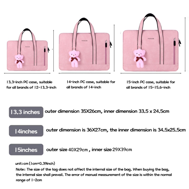 Túi Da PU Đựng Laptop Chống Thấm Nước Thời Trang Cho Nam Và Nữ 13 14 15 6 inches