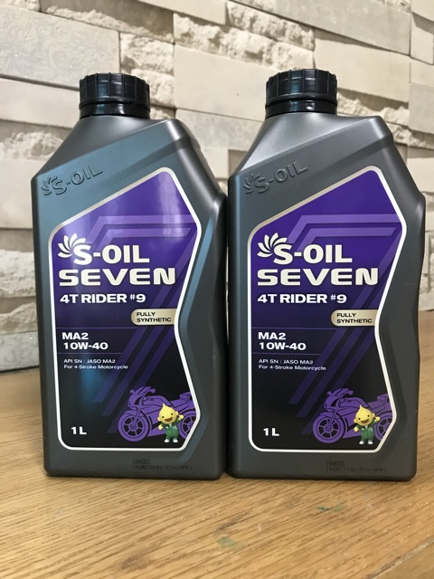 Dầu nhờn động cơ S-Oil Seven 4T Rider 10W40 1Lx12 Dành Cho Xe Côn, Xe số   mua số lượng liên hệ trực tiếp