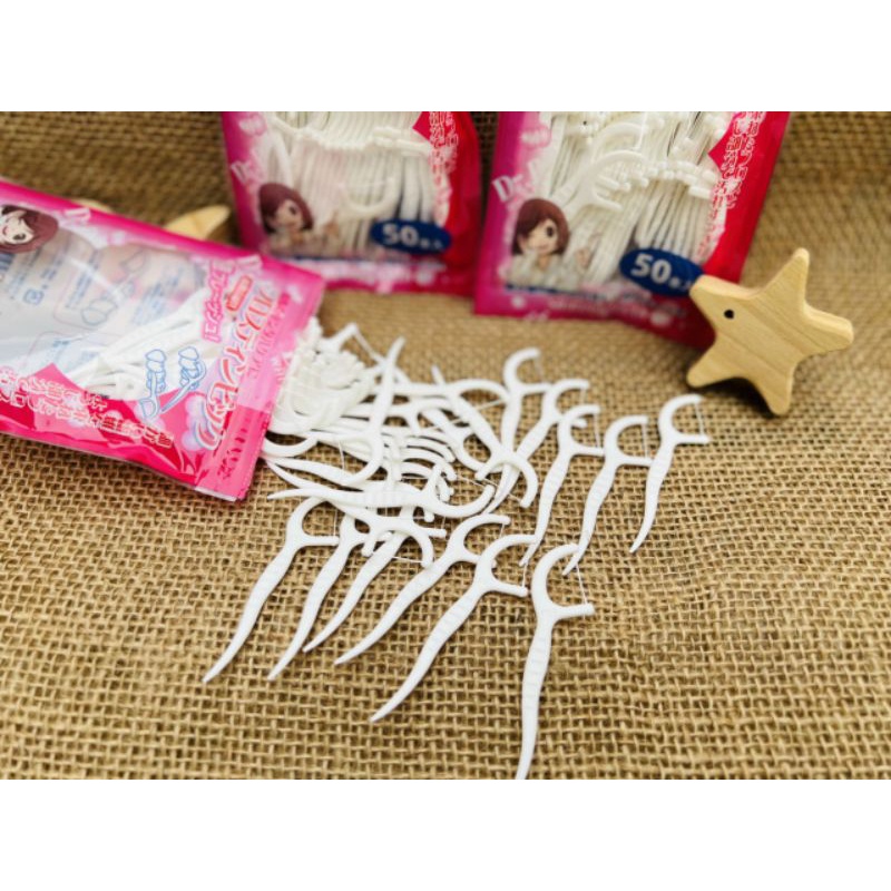 Túi 50 tăm chỉ nha khoa Tagami
