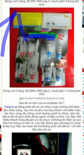 LED 3 TẦNG CHO XE MÁY