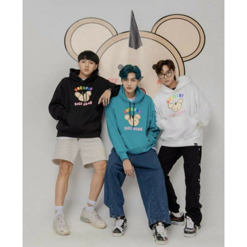Áo hoodie nam nữ Uncover Sici Bear Unisex Form Rộng Ulzzang | BigBuy360 - bigbuy360.vn