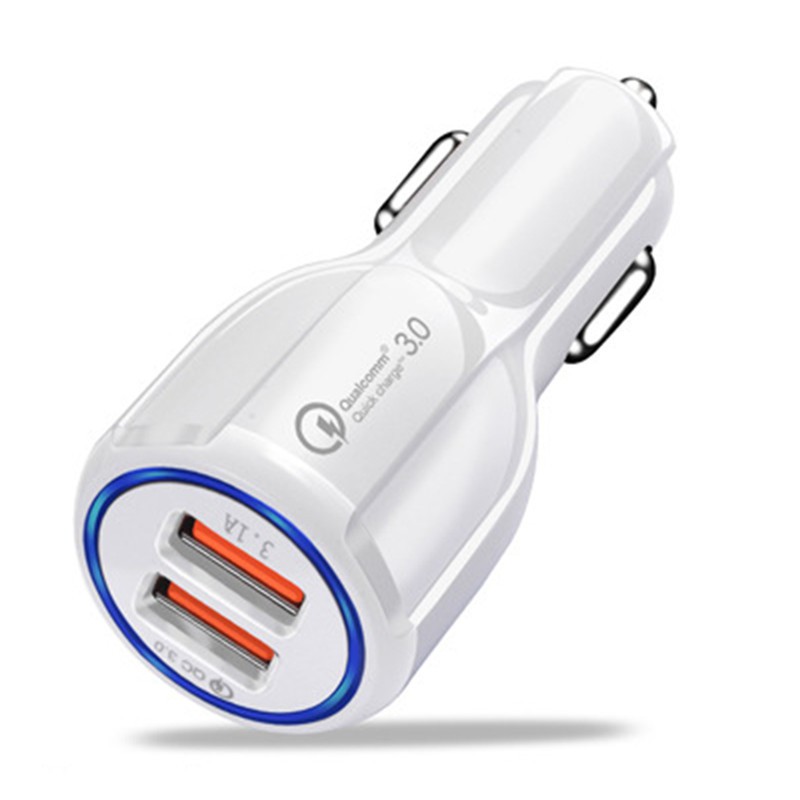 Tẩu Sạc Nhanh QC3.0 2 Cổng USB Chuyên Dụng Cho Xe Hơi