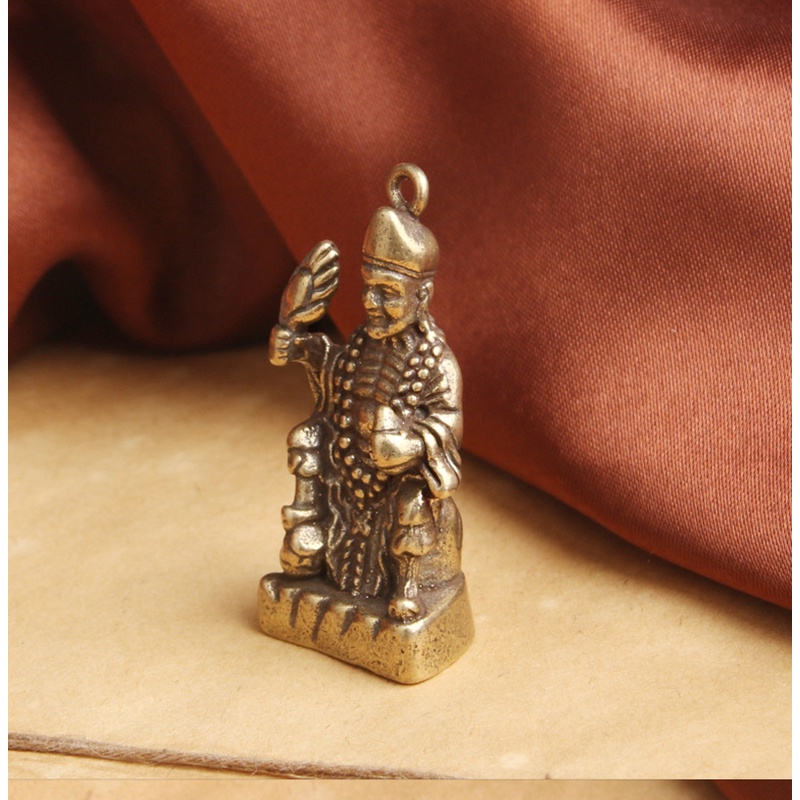 Móc khóa đồng thau độc lạ may mắn phong thủy Hình  TẾ ĐIỆN ĐẠI SƯ  may mắn phong cách sưu tầm độc đáo bền chắc.