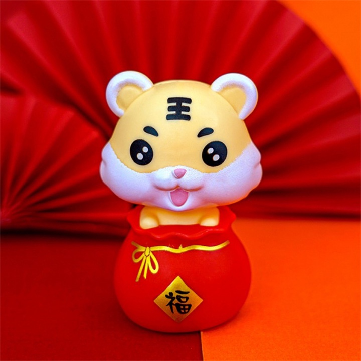 đồ trang trí bánh [FREESHIP❤️] tượng hổ con trang trí bánh kem