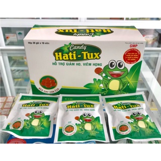 KẸO NGẬM HATITUX - KẸO CON ẾCH - HỖ TRỢ GIẢM HO, VIÊM HỌNG