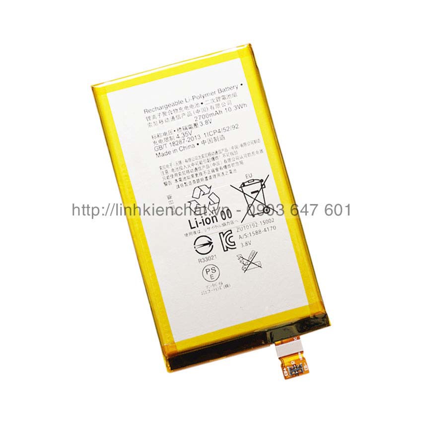 Pin Sony Xperia XA Ultra F3212 F3216 2700mAh Zin - Hàng nhập Khẩu