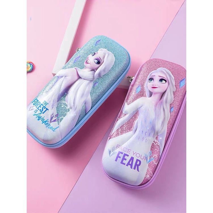 HB95015 Xả kho Hộp bút hoạt hình elsa spiderman cho bé hàng nhập