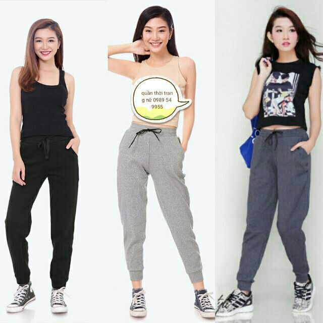 Quần jogger Len tăm siêu đẹp