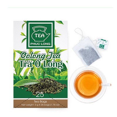 🦊 Trà Ôlong túi lọc Phúc Long 50g - 2gx25 - SP000478