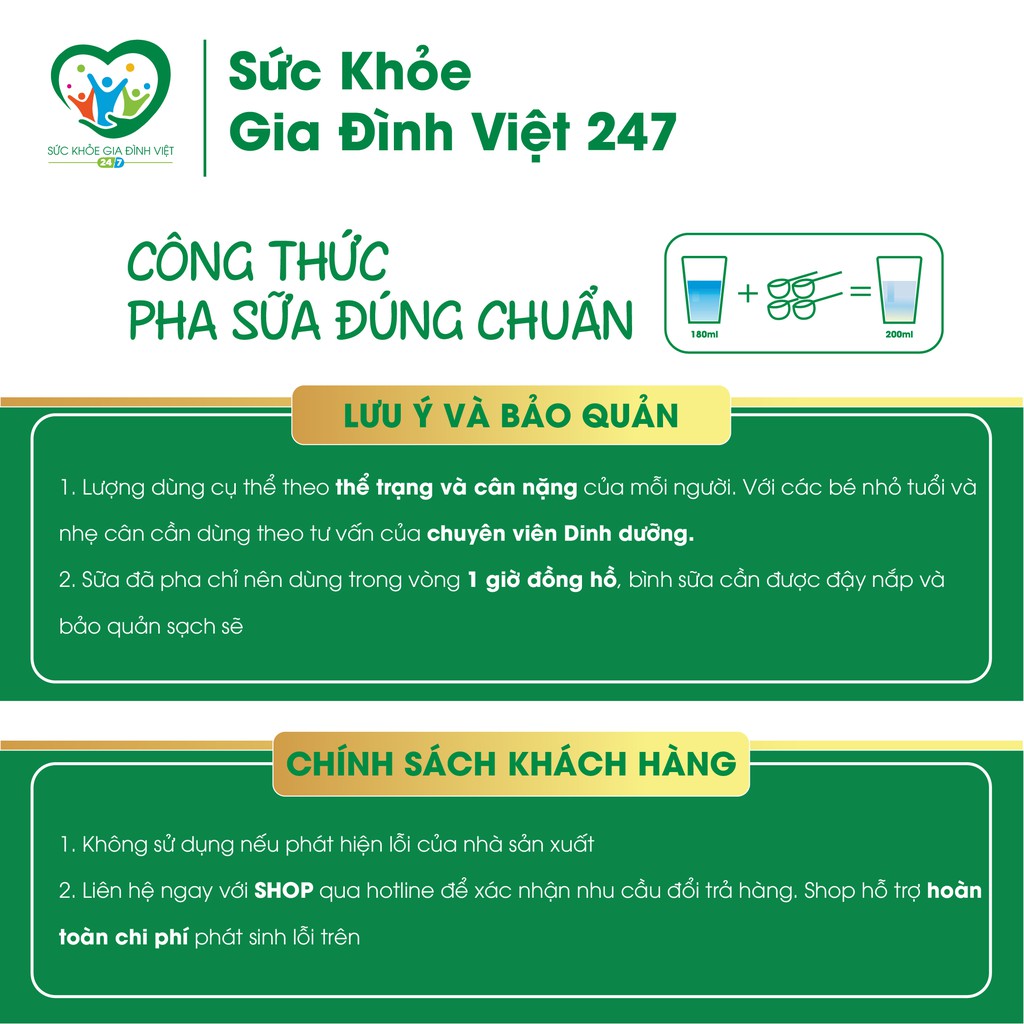 Sữa MetaCare Gold 2+ 900G - Tiêu hóa khỏe tăng hấp thu