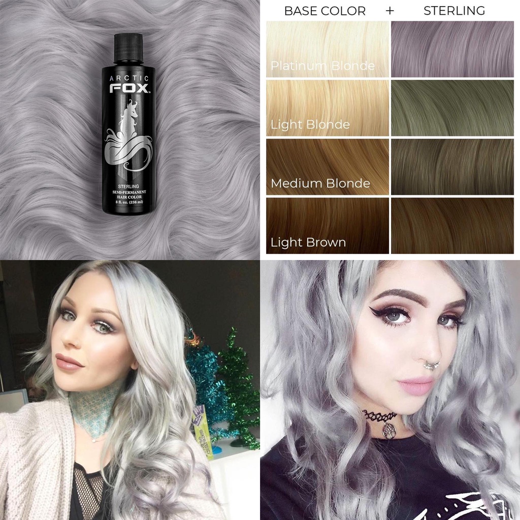 SIZE NHỎ 118ML] Thuốc nhuộm tóc tạm thời Arctic Fox semi permanent hair  color | Shopee Việt Nam