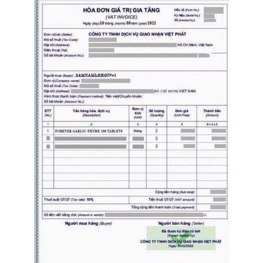 Viên Tỏi Forever Garlic Thyme 065 Flp tăng sức đề kháng