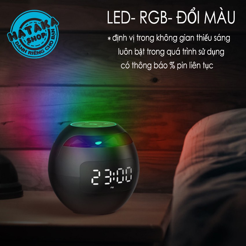 Loa trứng bluetooth G90-S kiêm đồng hồ và báo thức