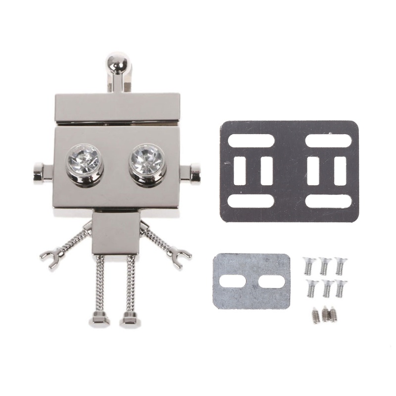 Khóa Vặn Kim Loại Cứng Hình Robot Cho Túi Xách Đeo Vai DIY