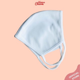 Khẩu trang vải trắng Venus Charm kháng khuẩn chống bụi 2 lớp