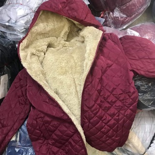 Áo phao trần trám lót lông