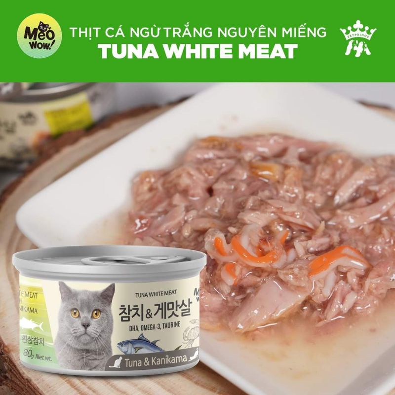 Pate Meowow 80g cho Mèo - Đủ 6 vị thơm ngon!