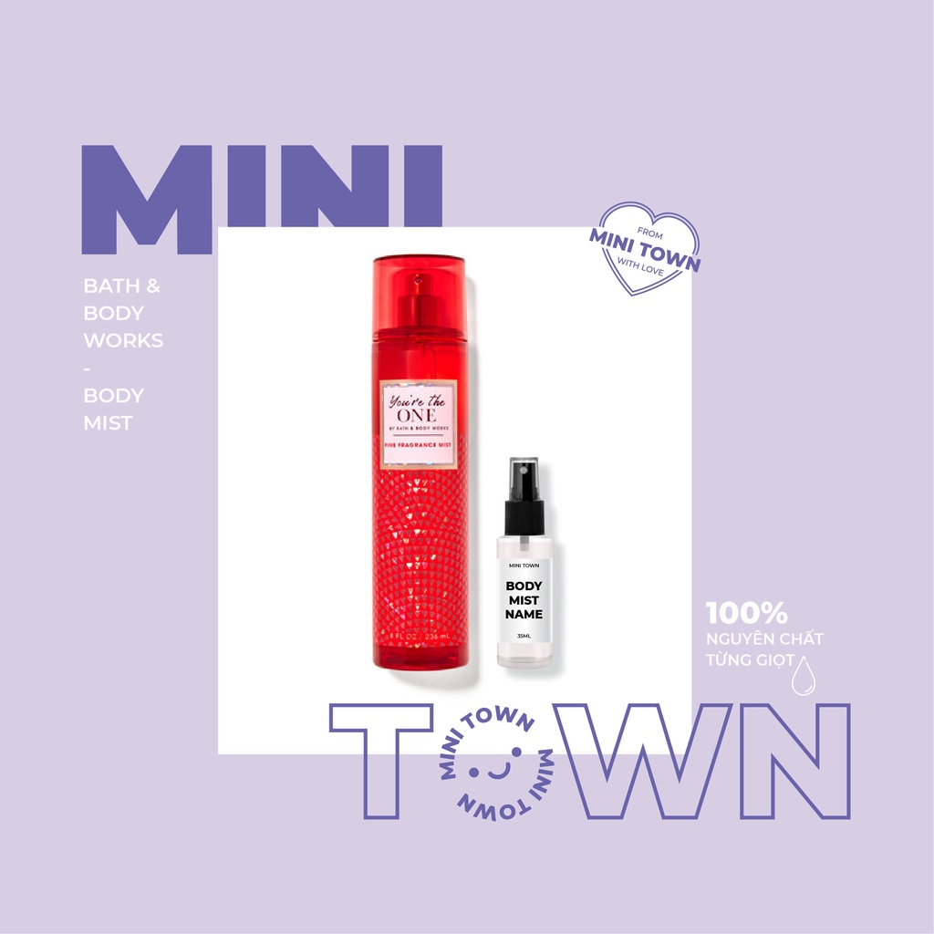 YOU’RE THE ONE - Xịt Thơm Lưu Hương Toàn Thân Bath & Body Works Fine Fragrance Mist