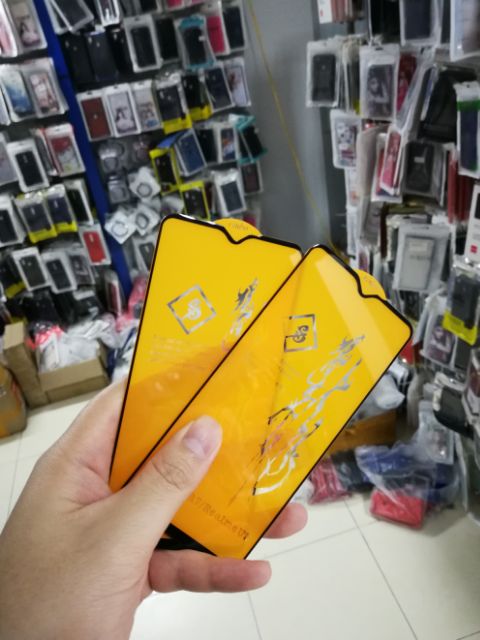 Cường lực 6D Oppo A7 FREESHIP Từ 50k Full màn Full keo Ôm màn 2.5D cao cấp ( tặng keo mép giấy lấy bụi )
