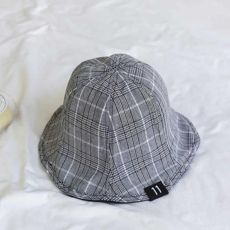 [Hàng Xịn, Giá Tốt] Mũ Nón Bucket Vành Ngắn Tai Bèo 2 Mặt Caro Trơn - Mã NV024