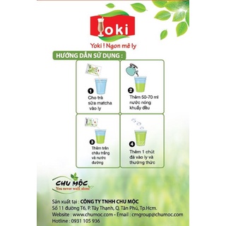 Trà sữa Matcha trân châu thủy tinh