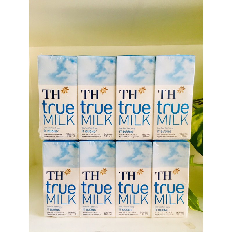 TH True Milk Ít Đường 180ml ( thùng 48 hộp )