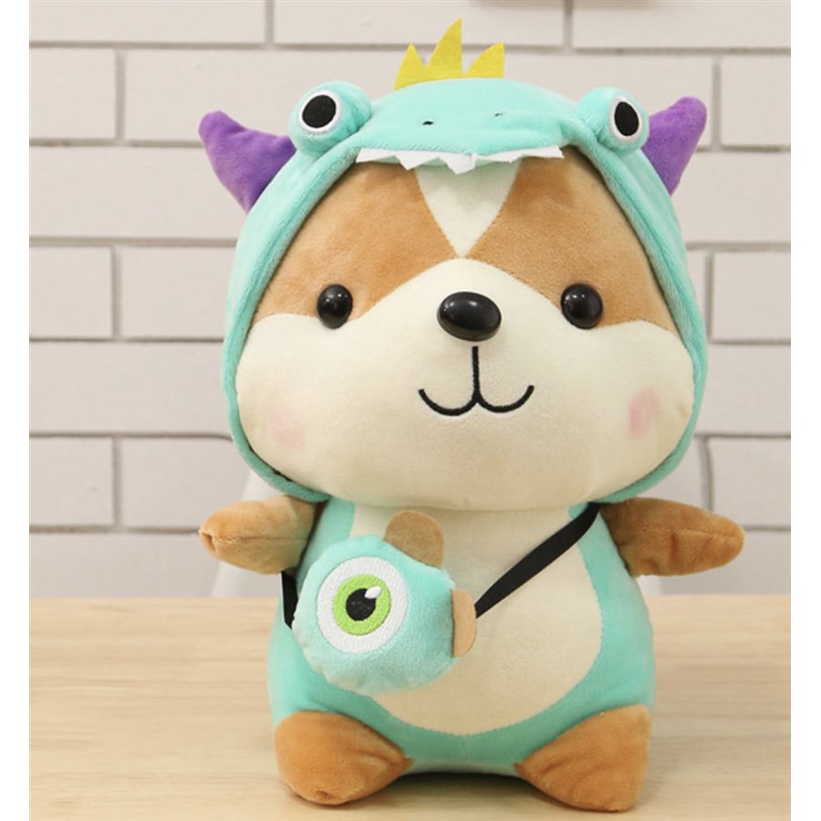 Gấu Bông Chú Chó Shiba FREESHIP Gối Ôm Chó Shiba Cosplay Đáng Yêu - Thú Nhồi Bông Cao Cấp