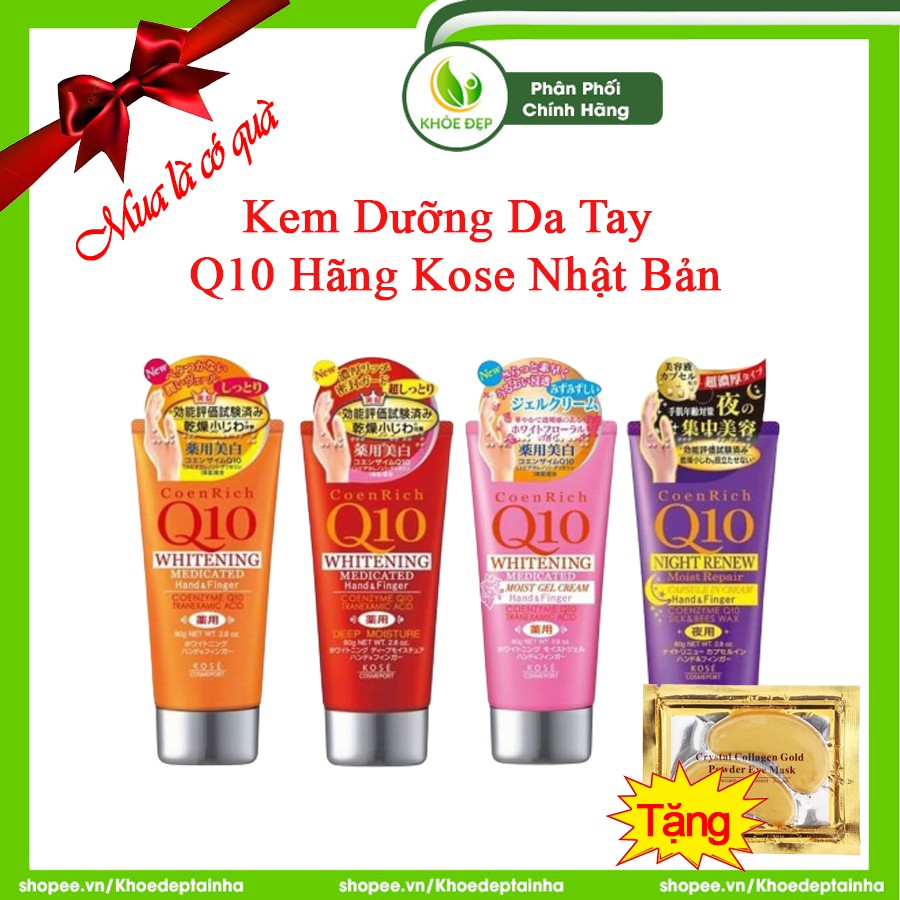 [ CHÍNH HÃNG ] Kem Dưỡng Da Tay Q10 Hãng KOSE Nhật Bản 80g