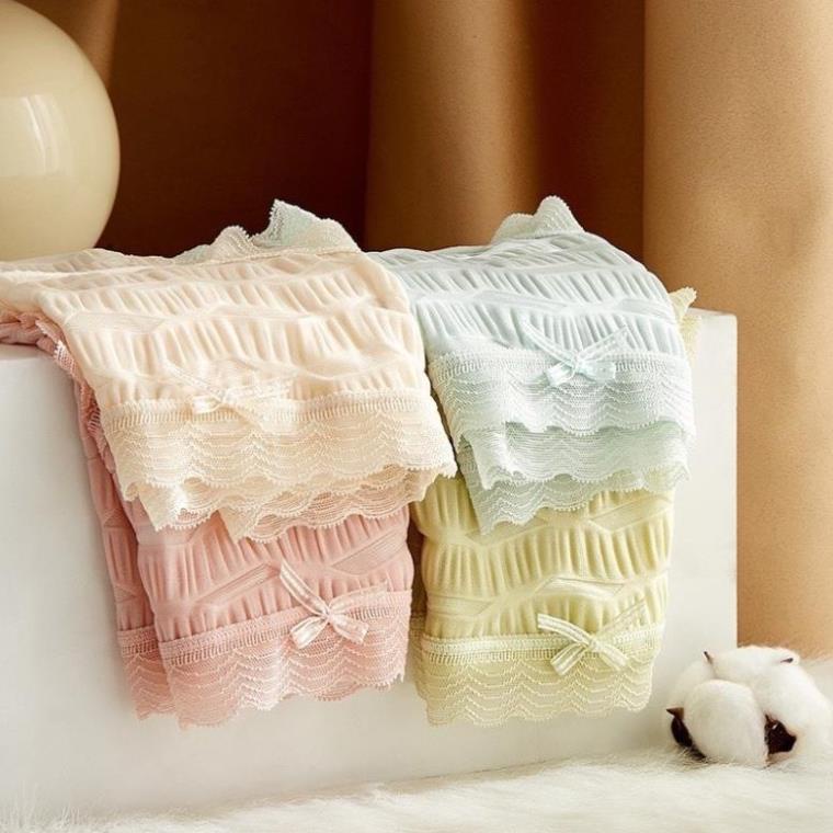 Quần Lót Nữ Đúc Su Nhún Siêu Mềm Mịn Thông Hơi Thoáng Khí 1098