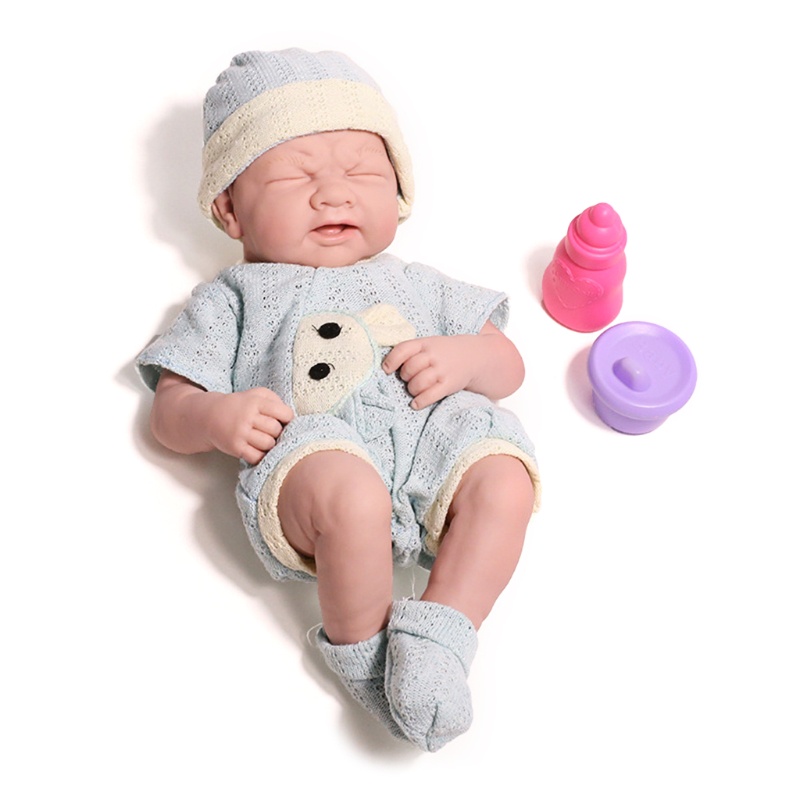 Búp Bê Em Bé Sơ Sinh 35cm / 14in Kèm Tóc Giả