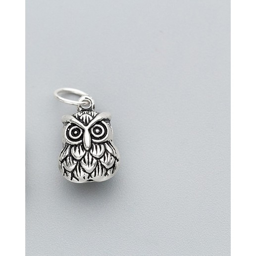 Charm bạc thái 925 - Charm con cú