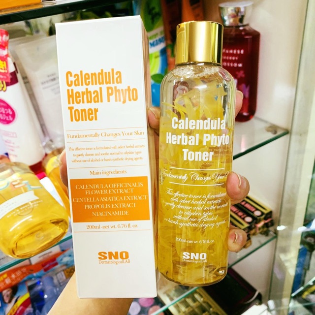 Nước hoa hồng hoa cúc SNO calendula herbal phyto 200ml