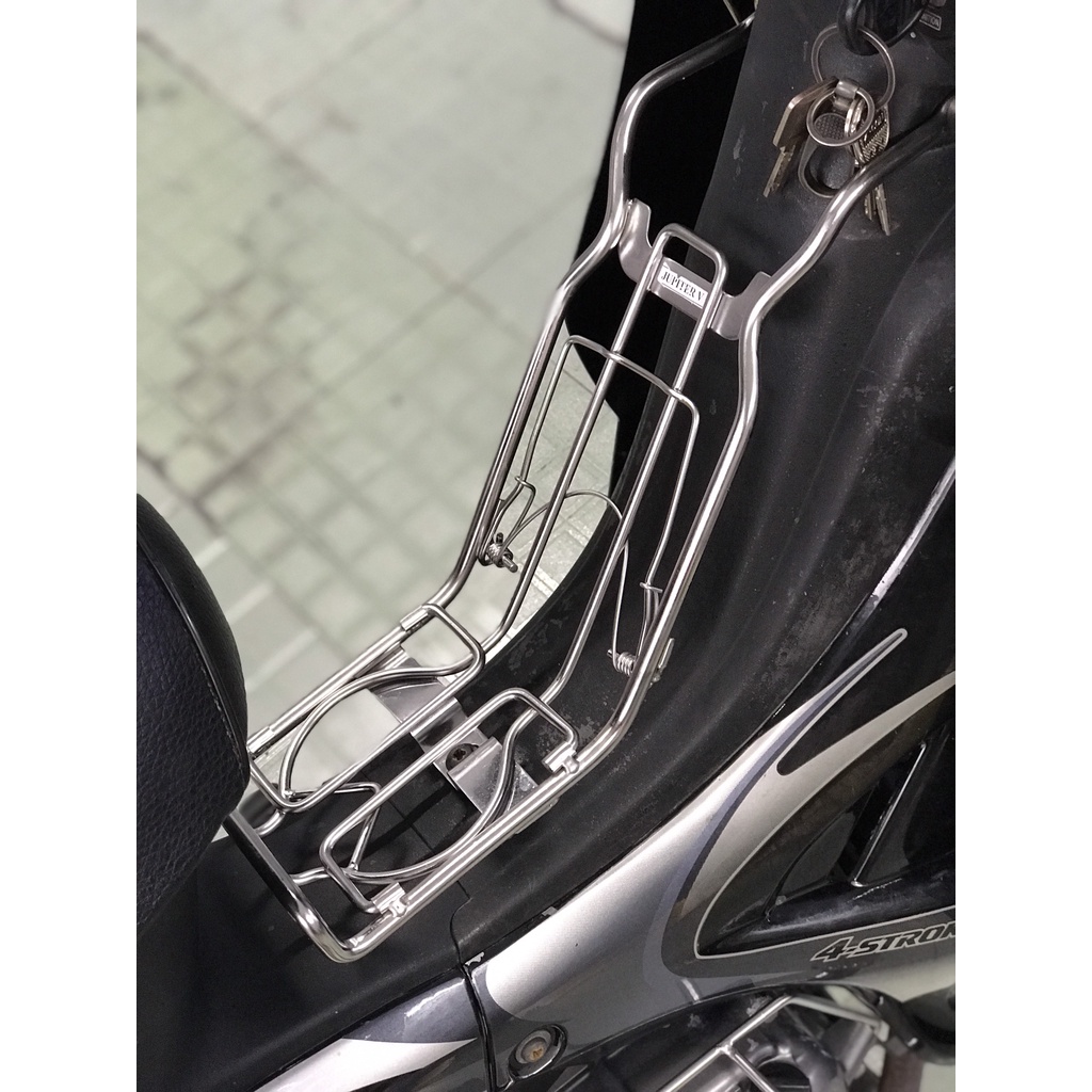 Baga Jupiter V Baga Giữa Jupiter V Inox 10ly Màu Bạc Cực Kỳ Chắc Chắn Tặng 2 Móc Treo Đồ Chữ U Inox