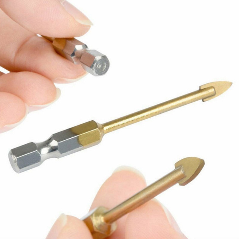 Bộ 6 Mũi khoan kính thủy tinh gạch men gạch đá hoa Phủ Titan