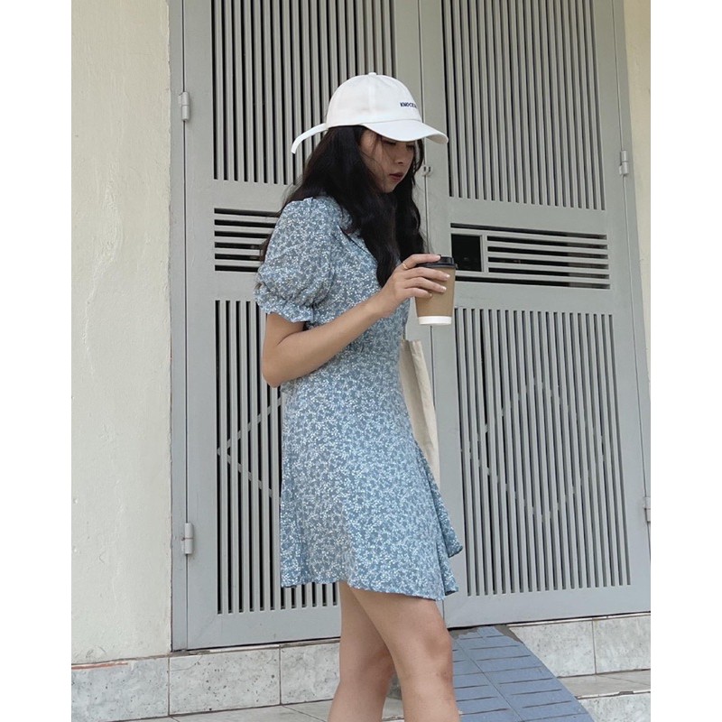 [Mã SKAMFA06 giảm 10% tối đa 50K đơn 0Đ] váy hoa nhí buộc eo 4492 | BigBuy360 - bigbuy360.vn