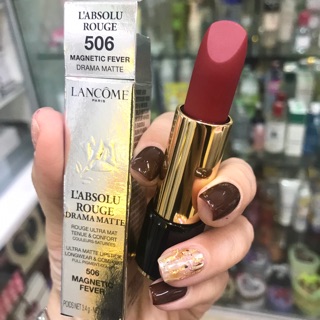 Son Lancome L'absolu Rouge Drama Matte 506 Magnetic Fever