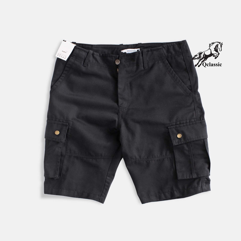 Quần short nam túi hộp trung niên chất liệu kaki cao cấp, chất lượng tốt Q0001