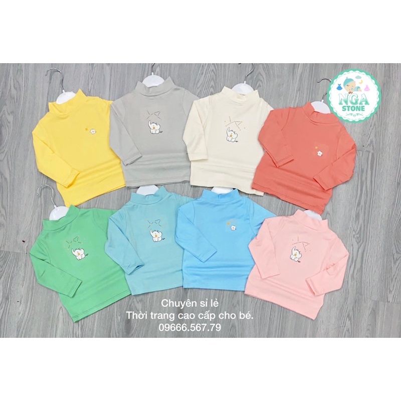 Áo giữ nhiệt, áo cổ 3 cm cho bé CHAANG