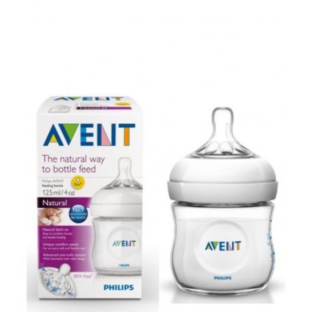 Bình sữa AVENT Natural thế hệ mới 2.0 dung tích 125-260-330ml