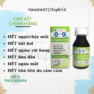 Siro ho cảm sổ mũi Cough & cold Kids 0-9 infants